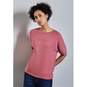Street One silk look sweater KM - Blush